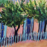 Acryl schilderij op paneel, Maya Wildevuur, Santa Fe